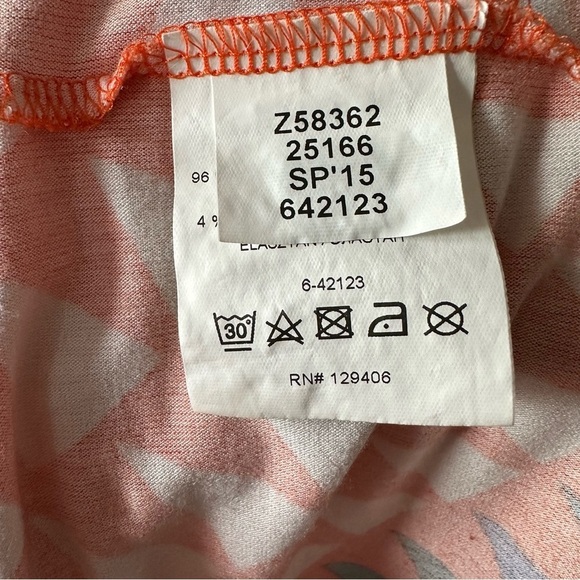 Geometric Aztec Southwestern Long Tank Maxi Dress Orange Blue Turquoise - XS - Picture 13 of 15